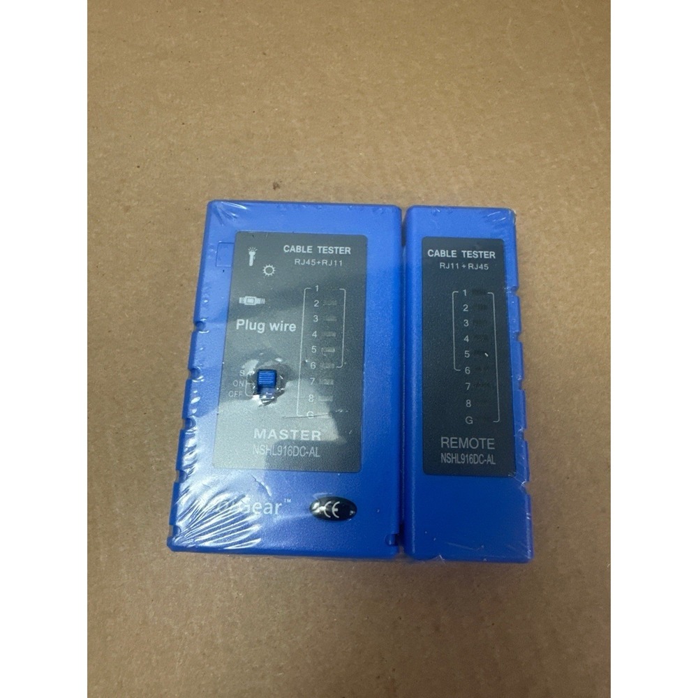 Network Cable Tester RJ45 RJ11 Master NSHL916DC-AL LAN Phone Wire Tracker